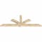Ekena Millwork Redmond Rough Sawn Timber Gable Bracket, Douglas Fir, 108"W x 40"H x 4"D x 6"F, 9/12 Pitch GBW108X40X0406RED00RDF - alternate 3